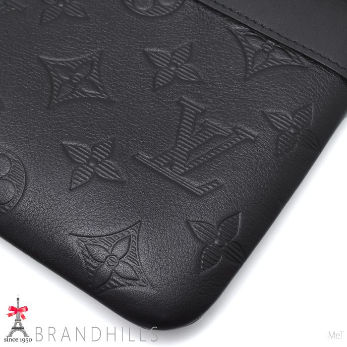 ルイヴィトン ポシェット ディスカバリー PM モノグラム シャドウ ブラック クラッチバッグ M44335 LOUIS VUITTON ほぼ未使用｜brandhills｜08