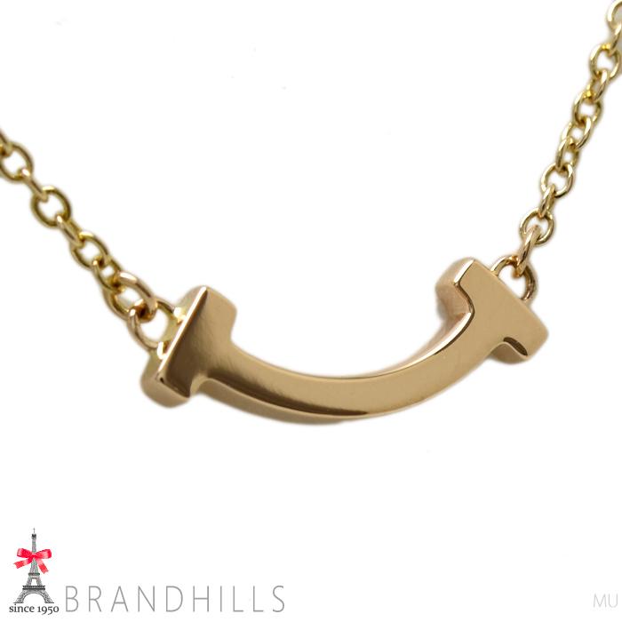 TIFFANY&Co.（ティファニー） ネックレス T スマイル ミニ K18金 750YG