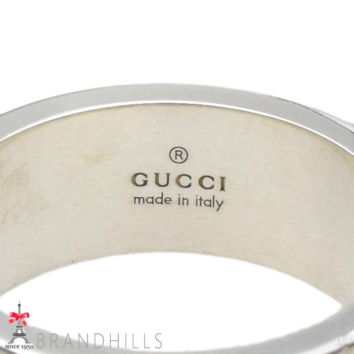 GUCCI（グッチ） リング ブランデッド レギュラー Gリング SV925