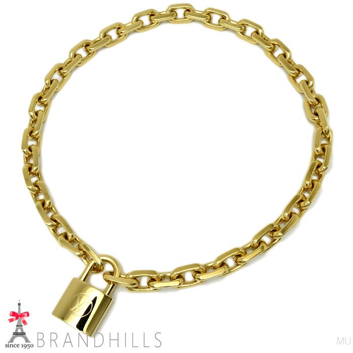 ルイヴィトン ネックレス LV エッジ カデナ メタル ゴールド GP  