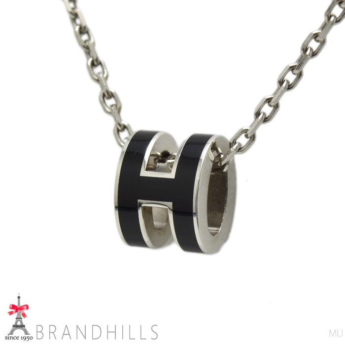 エルメス ネックレス ポップアッシュ H ノワール ペンダント エルメス ネックレス ポップアッシュ H ノワール ペンダント HERMES