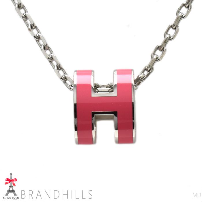 HERMES（エルメス） ネックレス ミニポップアッシュ H ローズ