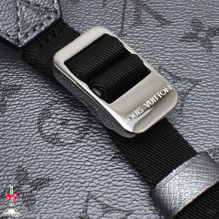 LOUIS VUITTON ルイヴィトン タイガラマ アウトドア メッセンジャー ショルダーバッグ ダークシルバー レザー×PVC M30830 シルバー金具 LOUIS VUITTON - LOUIS VUITTON ルイヴィトン タイガラマ アウトドア