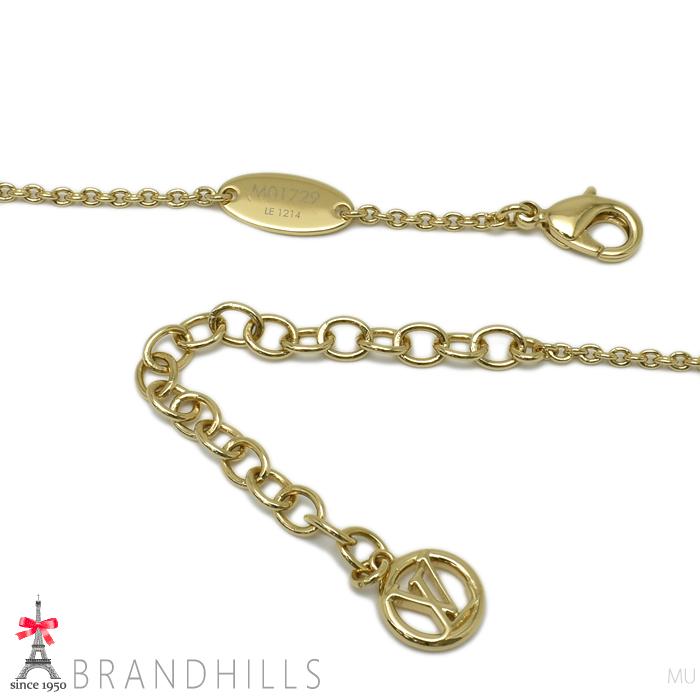 LOUIS VUITTON ルイヴィトン ネックレス GO-14 ゴールドメタル M01729 