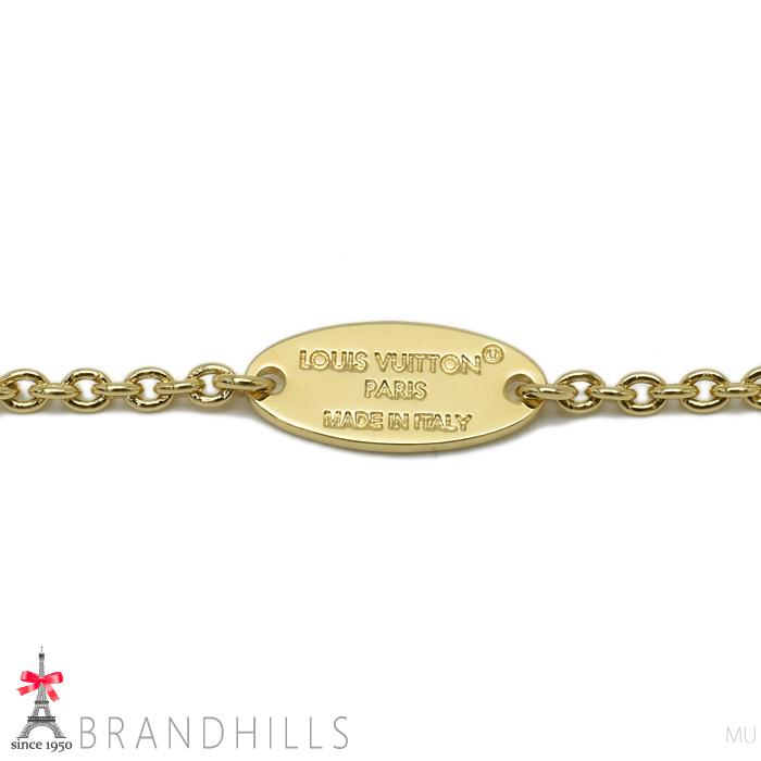 LOUIS VUITTON ルイヴィトン ネックレス GO-14 ゴールドメタル M01729 