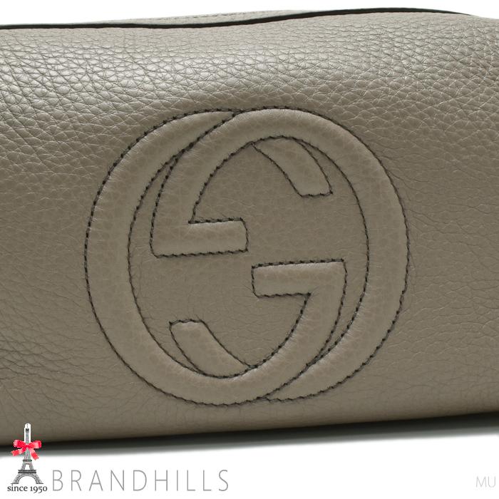 GUCCI（グッチ） ポーチ ソーホー インターロッキングG カーフレザー 