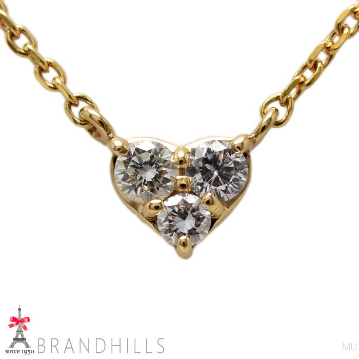 VENDOME AOYAMA ヴァンドーム青山 ダイヤモンド 0.1ct ネックレス K18 