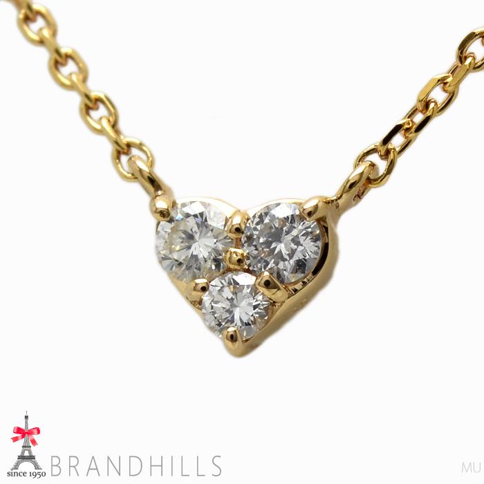 VENDOME AOYAMA ヴァンドーム青山 ダイヤモンド 0.1ct ネックレス K18 
