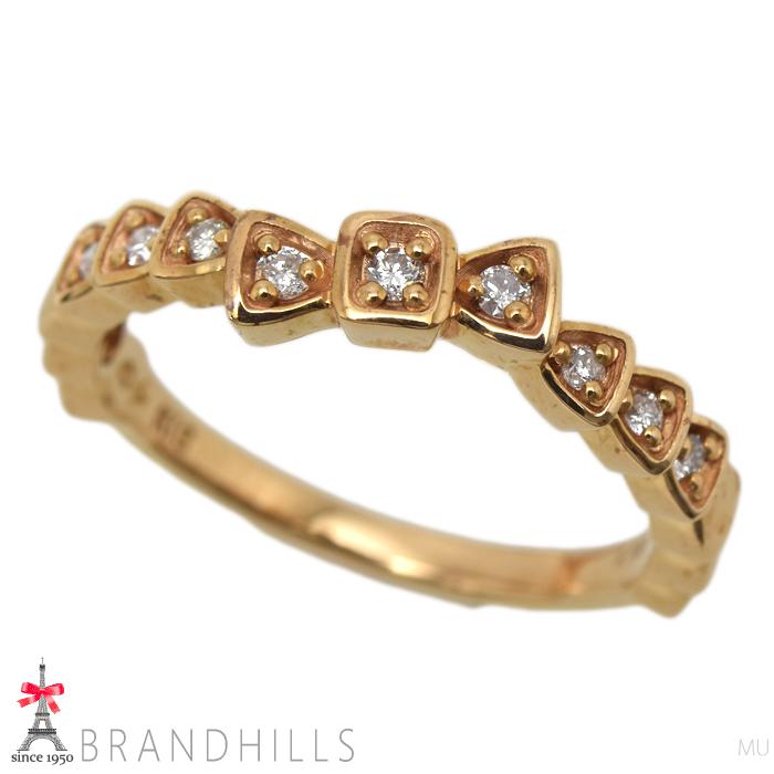 4℃（ヨンドシー） ダイヤモンド 0.108ct リング K18金 PG ピンク