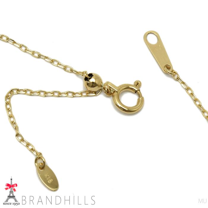 【極美品】18金 K18 750 ダイヤモンド ネックレス 約4g ダイヤモンド 0.32ct ネックレス K18金 750YG イエローゴールド 2.5g