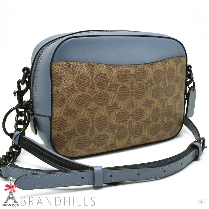 COACH コーチ ショルダーバッグ レディース シグネチャー PVC レザー  