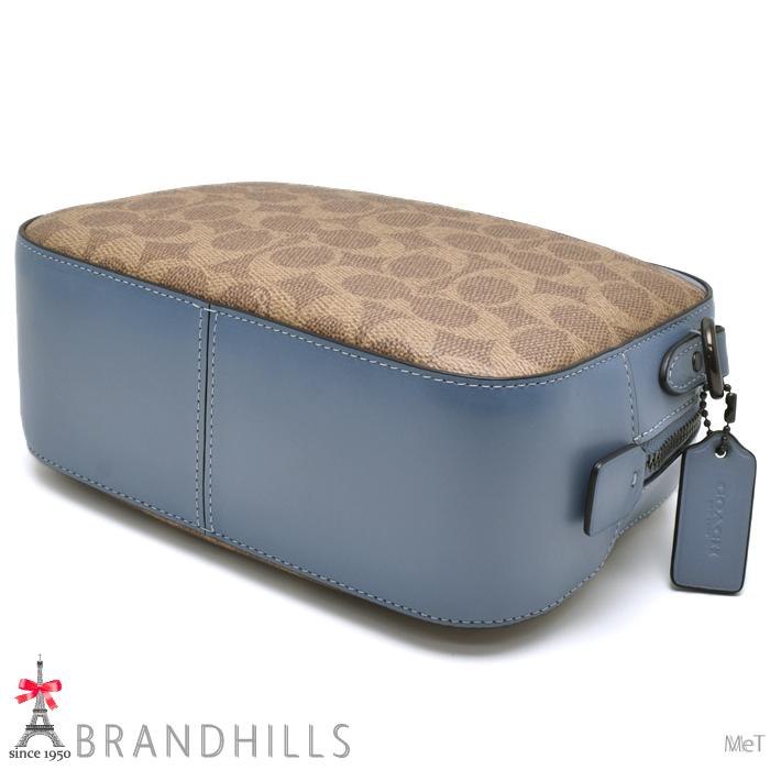 COACH コーチ ショルダーバッグ レディース シグネチャー PVC レザー  