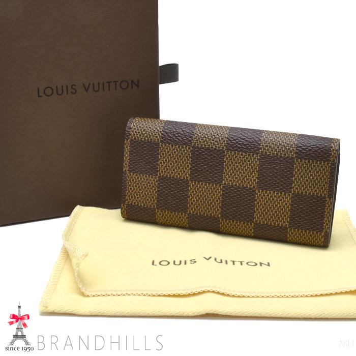 【入手困難!】ルイヴィトンダミエエベヌミュルティクレ4 キーケース✨ LOUIS VUITTON（ルイ・ヴィトン） キーケース 4連 メンズ レディース