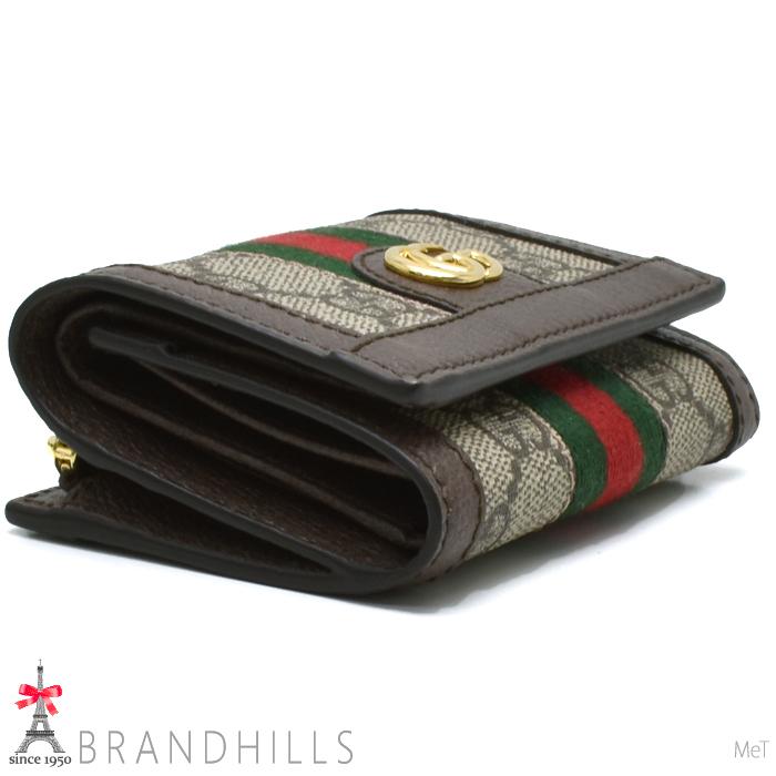 GUCCI（グッチ） 財布 三つ折り レディース オフディア GGスプリーム