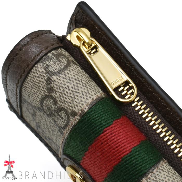 新品同様 グッチ 644334 GGスプリーム オフィディア コンパクト財布 GUCCI（グッチ） 財布 三つ折り レディース オフディア GGスプリーム