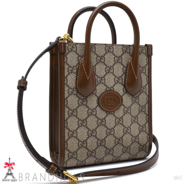 GUCCI グッチ ミニトートバッグ レディース インターロッキングG GG 