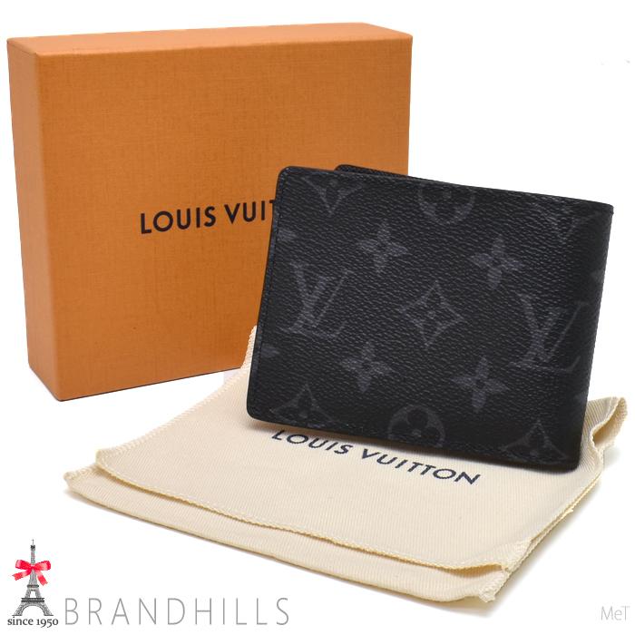 ヴィトン スレンダー モノグラム エクリプス 二つ折り財布 LOUIS VUITTON（ルイ・ヴィトン） 財布 二つ折り メンズ