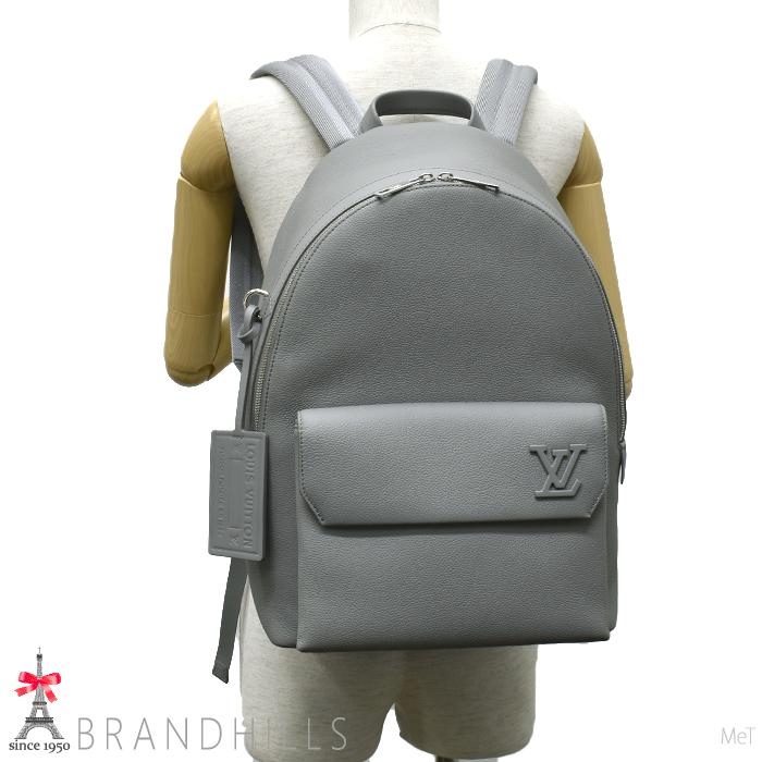 ルイヴィトン テイクオフ アエログラム レザー リュック グレー M59325 LOUIS VUITTON（ルイ・ヴィトン） リュック メンズ レディース
