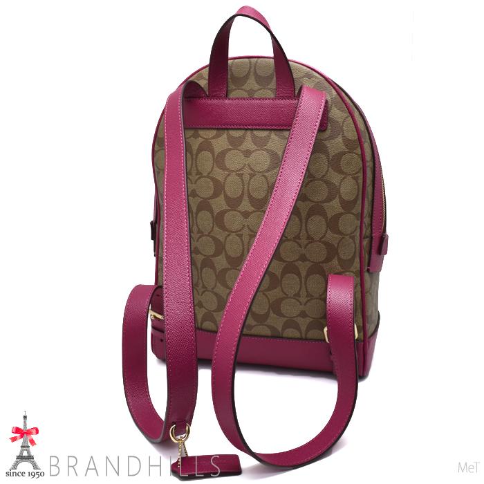 COACH（コーチ） リュック レディース シグネチャー PVC レザー カーキ 