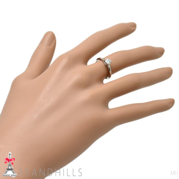 Cartier カルティエ ダイヤモンド 0.37ct リング ソリテール F-VVS2 