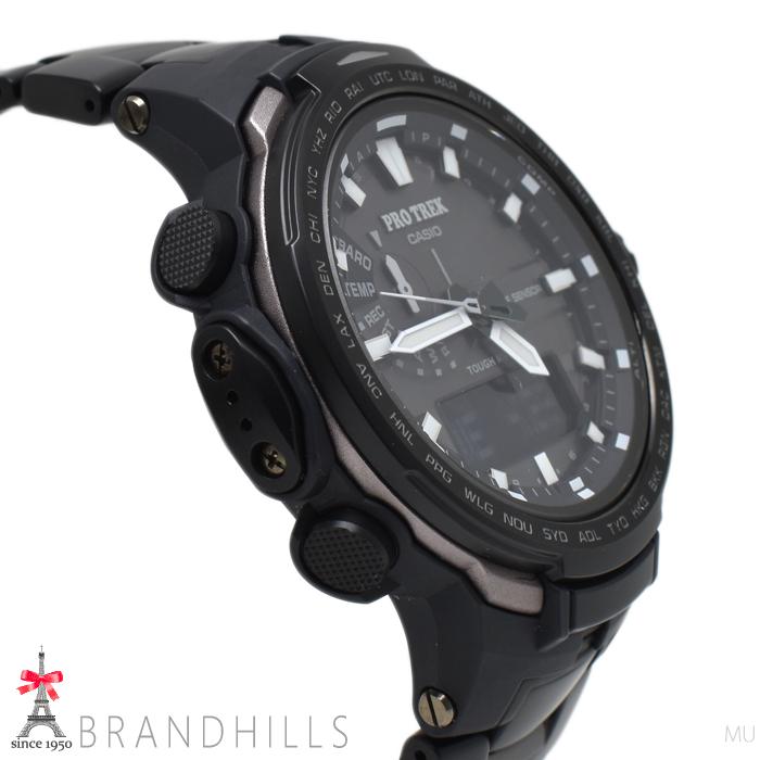 G-SHOCK 腕時計 メンズ プロトレック コンビネーションライン ソーラー電波 PRW-6100YT-1JF CASIO 極美品 【コンベス】