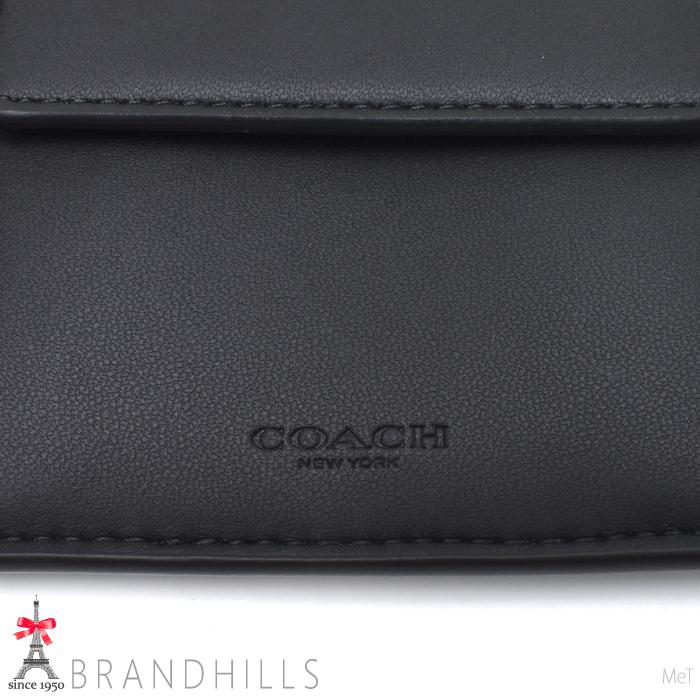 美品 COACH コーチ マネークリップ 小銭入れ シグネチャー PVC レザー COACH（コーチ） 財布 二つ折り メンズ レディース シグネチャー PVC