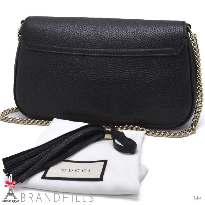 GUCCI グッチ ショルダーバッグ インターロッキングG レザー