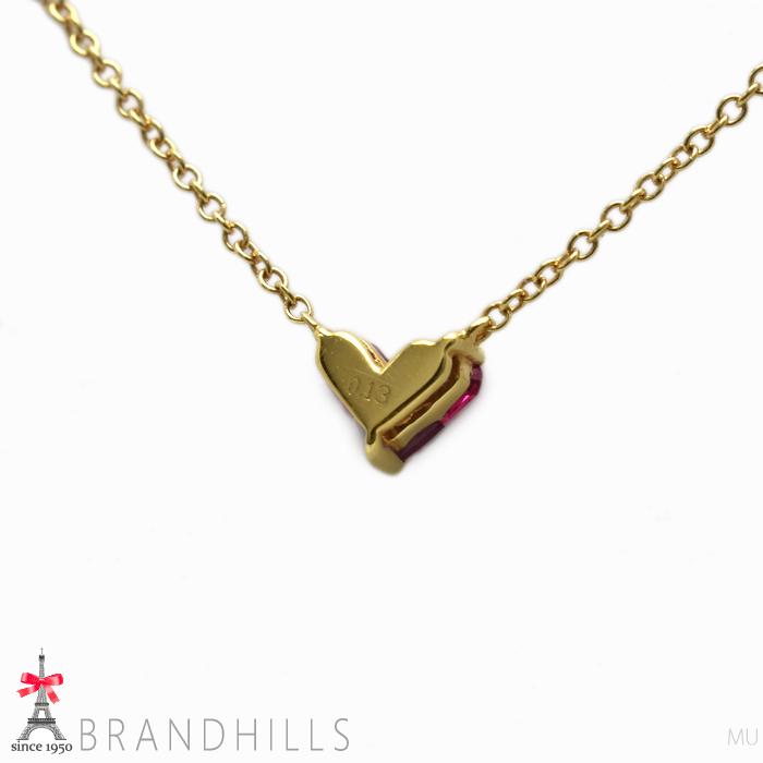 STAR JEWELRY（スタージュエリー） ルビー 0.13ct ネックレス 