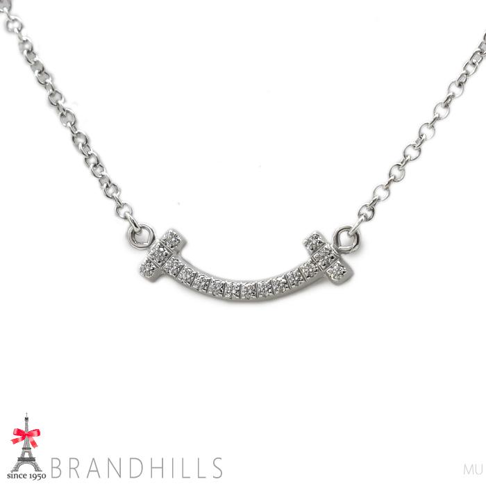 TIFFANY&Co.（ティファニー） ダイヤモンド ネックレス T スマイル