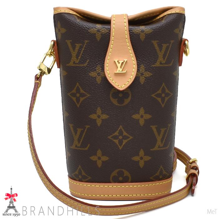 ルイヴィトン ショルダーバッグ レディース フォールド ミーポーチ モノグラム M80874 LOUIS VUITTON ほぼ未使用 【中古】 LOUIS VUITTON（ルイ・ヴィトン） ショルダーバッグ レディース