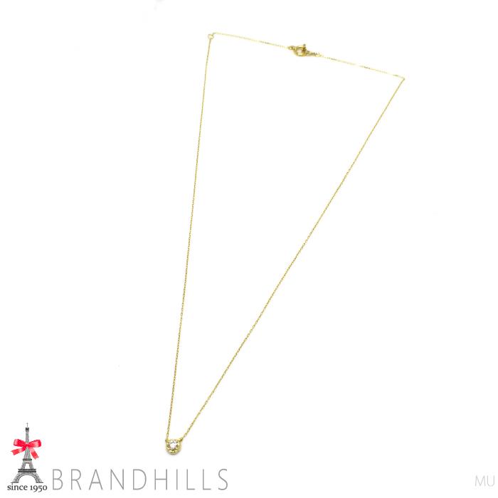 AHKAH（アーカー） ダイヤモンド 0.05ct ティア ネックレス K18金