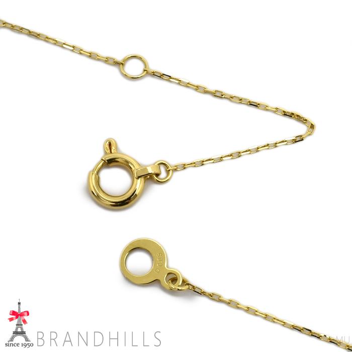 AHKAH（アーカー） ダイヤモンド 0.05ct ティア ネックレス K18金
