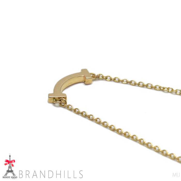 TIFFANY&Co.（ティファニー） ネックレス T スマイル ミニ K18金 750YG
