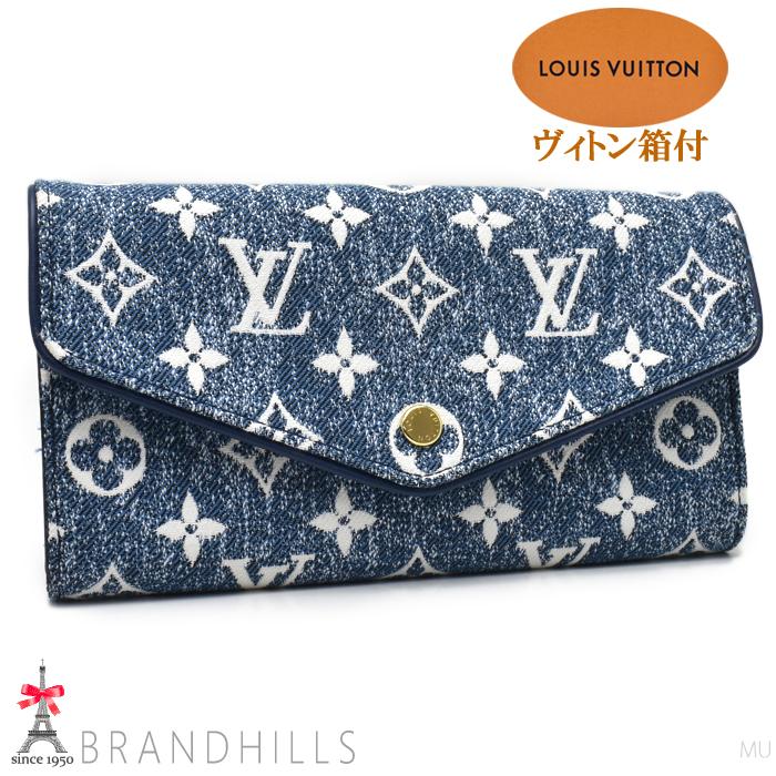 ルイ ヴィトン LOUIS VUITTON ポルトフォイユ・サラ 長財布 モノグラム・ジャガードデニム M81183 ブルー系 【中古】Sランク LOUIS VUITTON（ルイ・ヴィトン） 長財布 ポルトフォイユ サラ