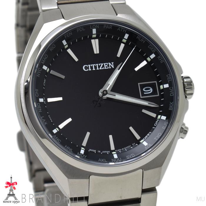 美品！CITIZEN アテッサ CB1120-50E 黒 エコドライブ腕時計 CITIZEN（シチズン） 腕時計 メンズ アテッサ エコドライブ電波 チタン