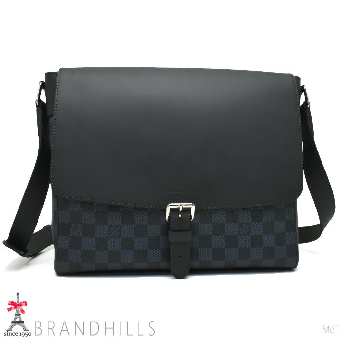 ルイヴィトン LOUIS VUITTON ニューポート メッセンジャーMM N41585 ダミエコバルト メッセンジャーバッグ カバン 斜め掛け フラップ ショルダーバッグ ダミエコバルトキャンバス ネイビー LOUIS VUITTON（ルイ・ヴィトン） ショルダーバッグ ニューポート