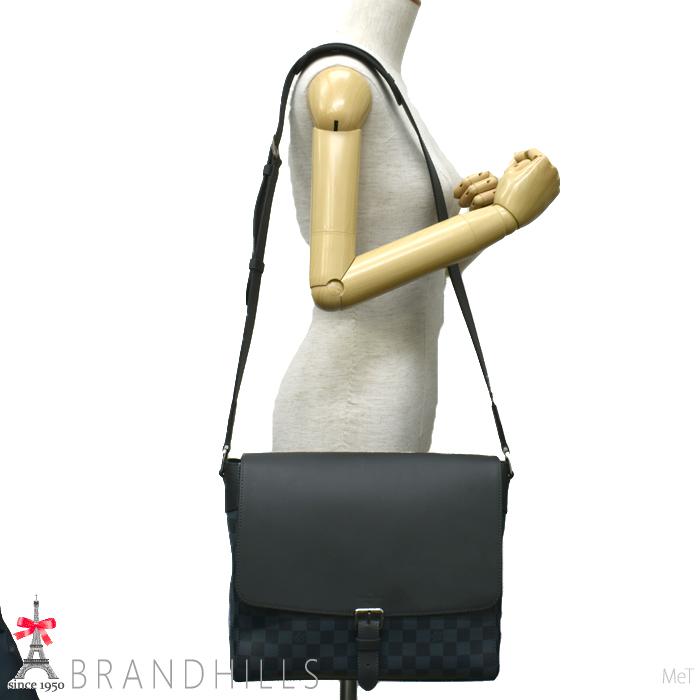 ルイヴィトン LOUIS VUITTON ニューポート メッセンジャーMM N41585 ダミエコバルト メッセンジャーバッグ カバン 斜め掛け フラップ ショルダーバッグ ダミエコバルトキャンバス ネイビー LOUIS VUITTON - ルイヴィトン LOUIS VUITTON ニューポート