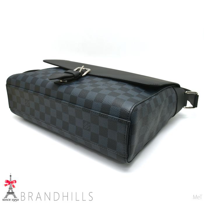 ルイヴィトン LOUIS VUITTON ニューポート メッセンジャーMM N41585 ダミエコバルト メッセンジャーバッグ カバン 斜め掛け フラップ ショルダーバッグ ダミエコバルトキャンバス ネイビー LOUIS VUITTON - ルイヴィトン LOUIS VUITTON ニューポート