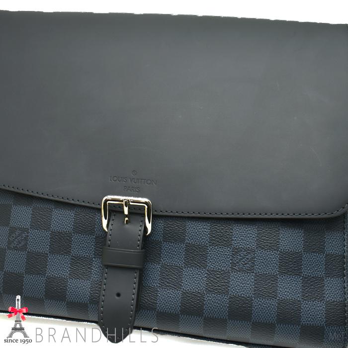 ルイヴィトン LOUIS VUITTON ニューポート メッセンジャーMM N41585 ダミエコバルト メッセンジャーバッグ カバン 斜め掛け フラップ ショルダーバッグ ダミエコバルトキャンバス ネイビー LOUIS VUITTON - ルイヴィトン LOUIS VUITTON ニューポート