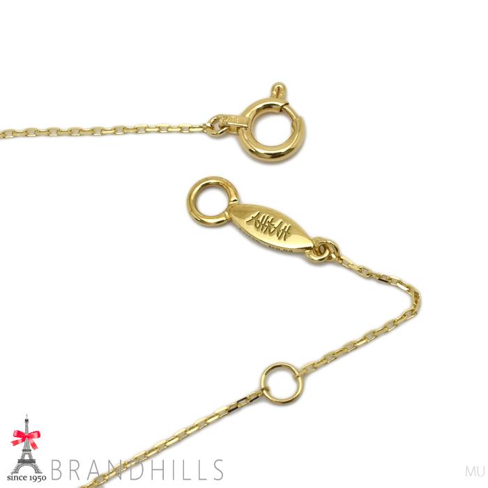 AHKAH（アーカー） ダイヤモンド 0.04ct ネックレス クロスモチーフ