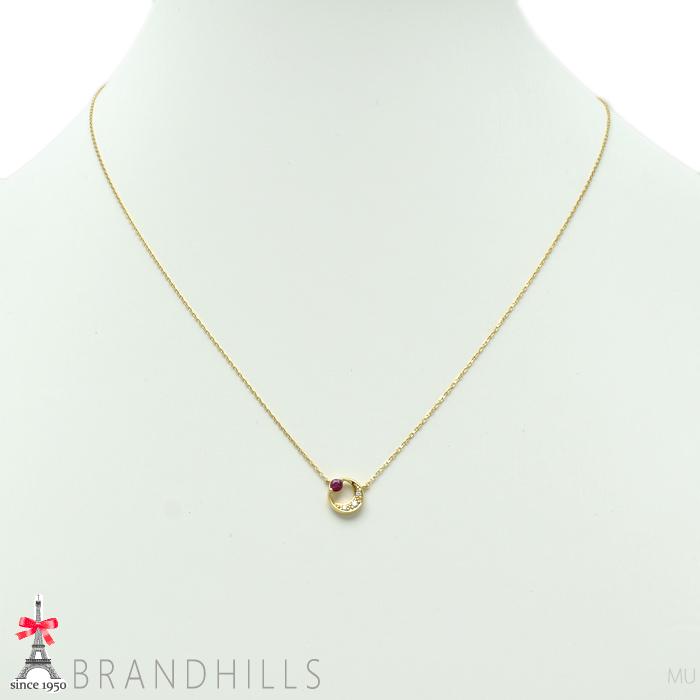 STAR JEWELRY（スタージュエリー） ルビー 一粒 ダイヤモンド 0.02ct