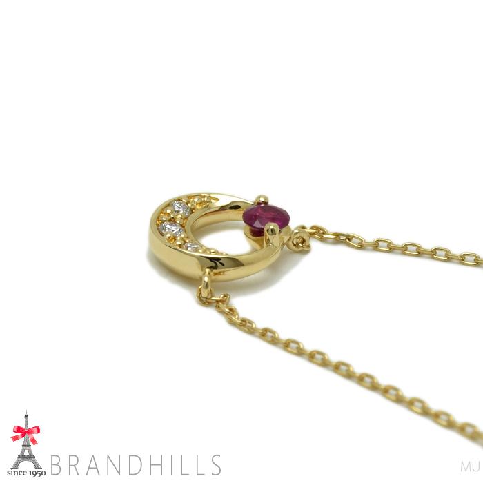 STAR JEWELRY（スタージュエリー） ルビー 一粒 ダイヤモンド 0.02ct