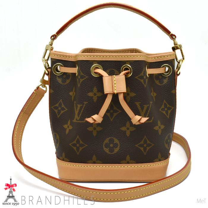 ルイヴィトン ショルダーバッグ レディース ナノ ノエ モノグラム 2WAY M81266 LOUIS VUITTON ほぼ未使用 【中古】 LOUIS VUITTON（ルイ・ヴィトン） ショルダーバッグ レディース ナノ