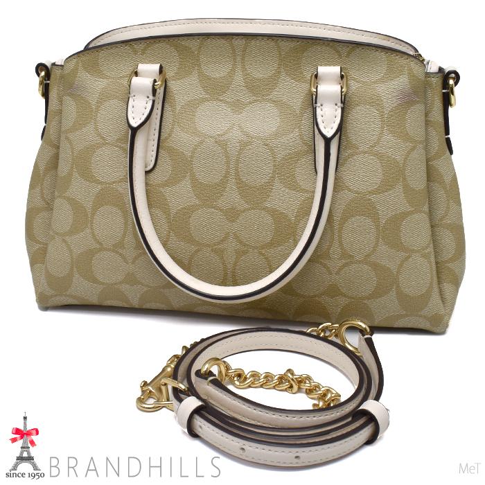 COACH（コーチ） ハンドバッグ レディース シグネチャー PVC ベージュ 