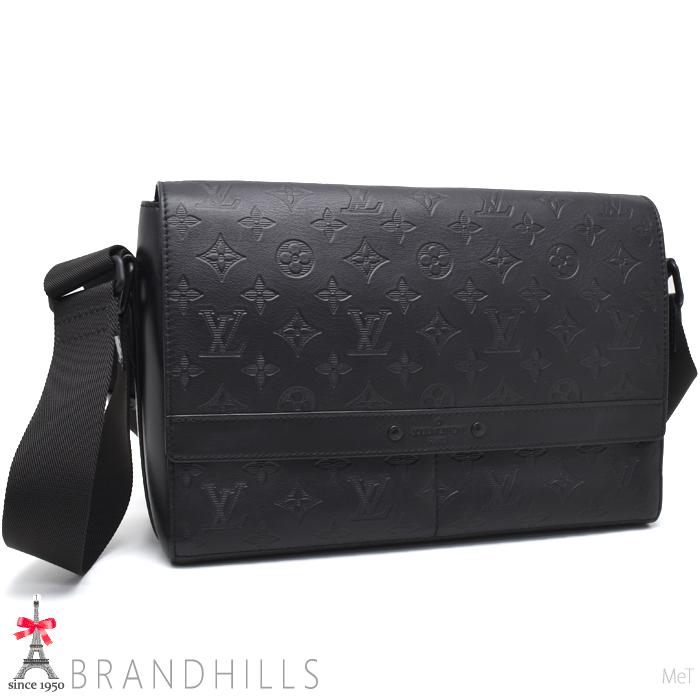 ルイヴィトン LOUIS VUITTON スプリンターメッセンジャー M44729 モノグラムシャドウ カバン 肩掛け フラップ メッセンジャーバッグ ショルダーバッグ モノグラムシャドウレザー ブラック LOUIS VUITTON（ルイ・ヴィトン） ショルダーバッグ メンズ