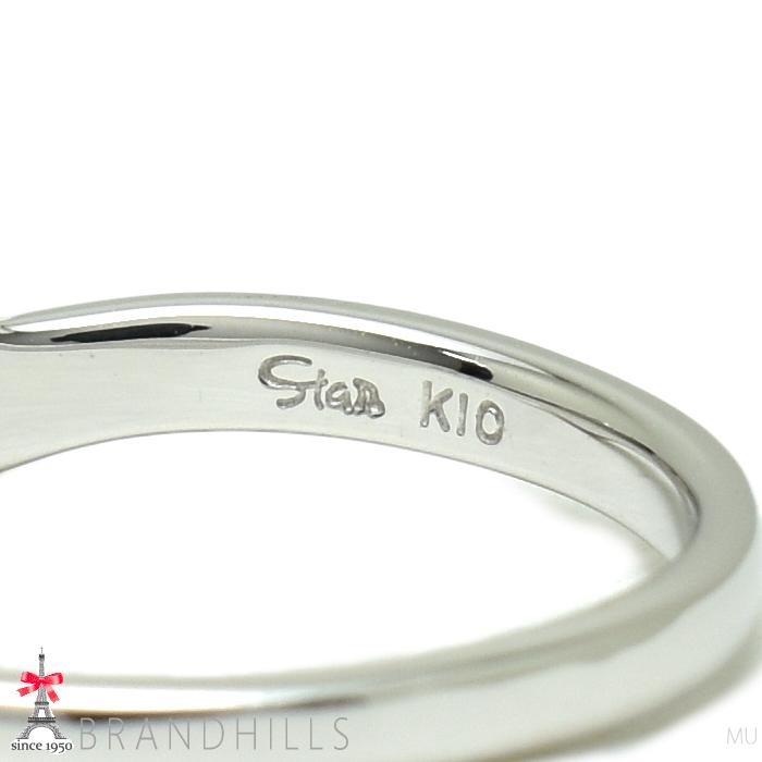 STAR JEWELRY（スタージュエリー） ダイヤモンド 0.01ct WAVE リング 