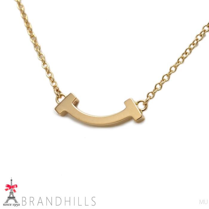 TIFFANY&Co.（ティファニー） ネックレス T スマイル ミニ K18金 750YG