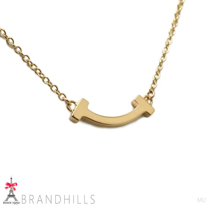 TIFFANY&Co.（ティファニー） ネックレス T スマイル ミニ K18金 750YG