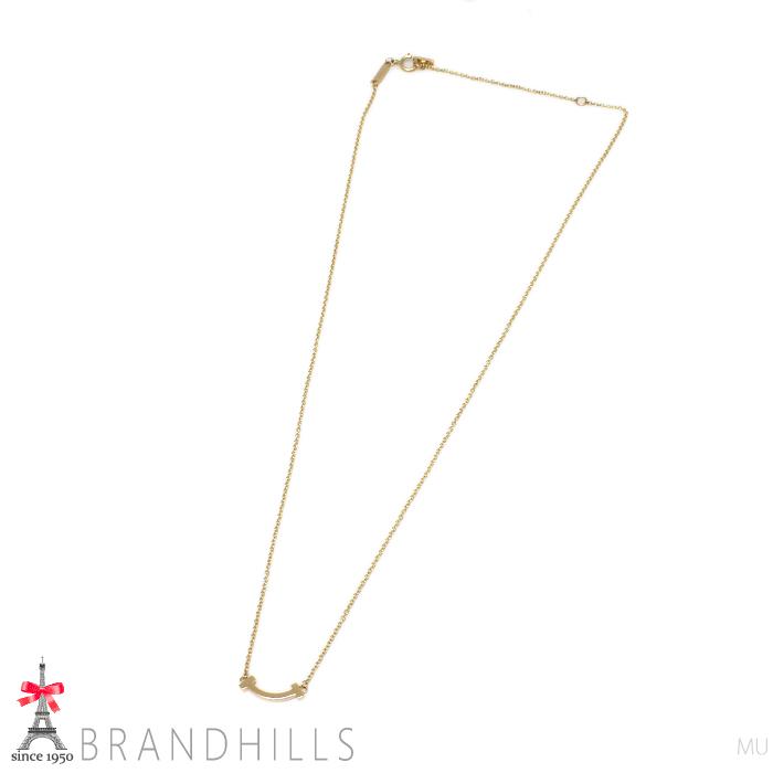 TIFFANY&Co.（ティファニー） ネックレス T スマイル ミニ K18金 750YG