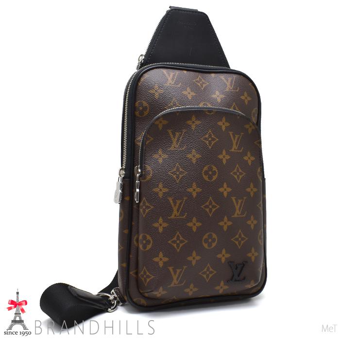 ルイヴィトン ボディバッグ アヴェニュー スリングバッグ モノグラム マカサー M46327 LOUIS VUITTON ほぼ未使用 【中古】 LOUIS VUITTON（ルイ・ヴィトン） ボディバッグ メンズ アヴェニュー